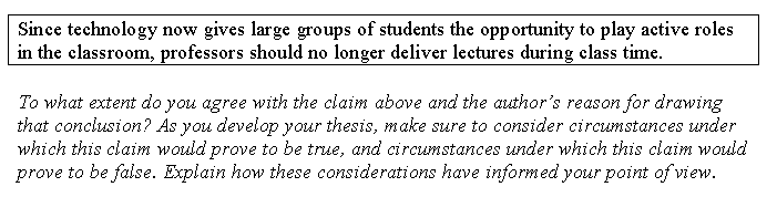 example gre essays